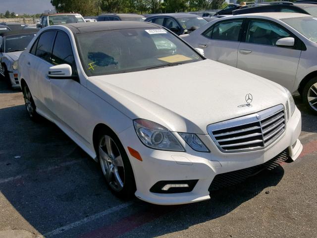 WDDHF5GBXBA389920 - 2011 MERCEDES-BENZ E 350 WHITE photo 1