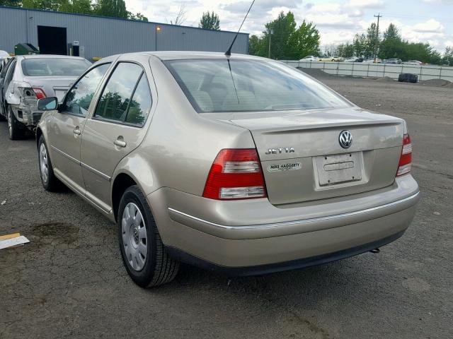 3VWRK69M14M040341 - 2004 VOLKSWAGEN JETTA GL GOLD photo 3