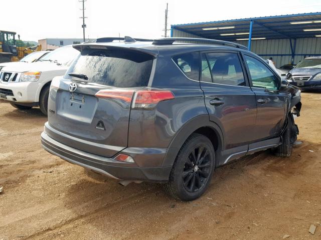 2T3RFREV6JW833720 - 2018 TOYOTA RAV4 ADVEN GRAY photo 4