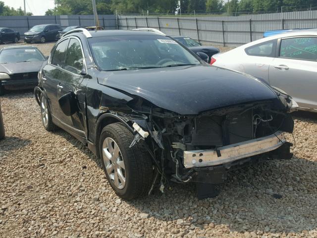 JNKAJ09F28M357501 - 2008 INFINITI EX35 BASE BLACK photo 1