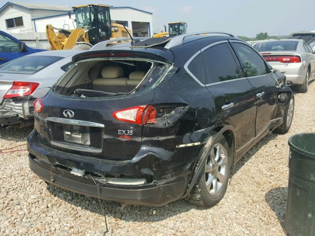 JNKAJ09F28M357501 - 2008 INFINITI EX35 BASE BLACK photo 4