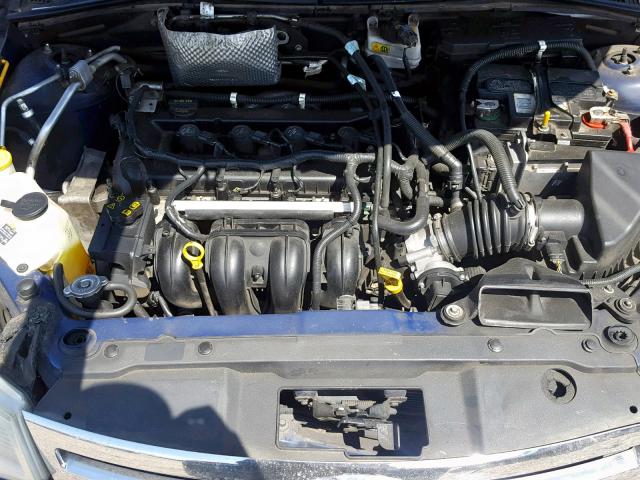 1FAHP36N29W259432 - 2009 FORD FOCUS SES BLUE photo 7