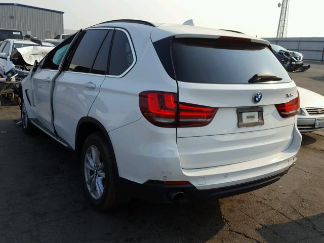 5UXKR2C58E0C01851 - 2014 BMW X5 SDRIVE3 WHITE photo 3