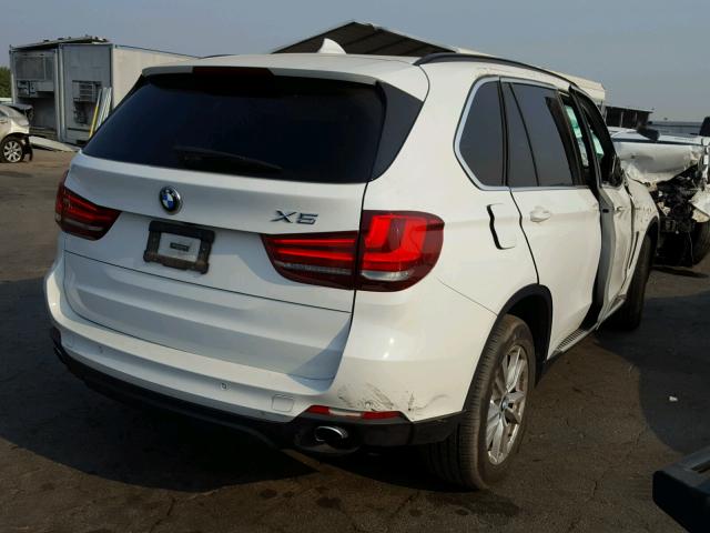 5UXKR2C58E0C01851 - 2014 BMW X5 SDRIVE3 WHITE photo 4