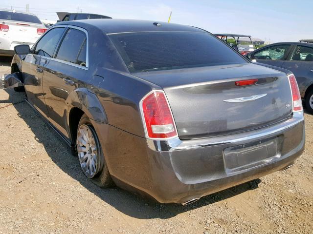 2C3CCAAG8EH378788 - 2014 CHRYSLER 300 GRAY photo 3