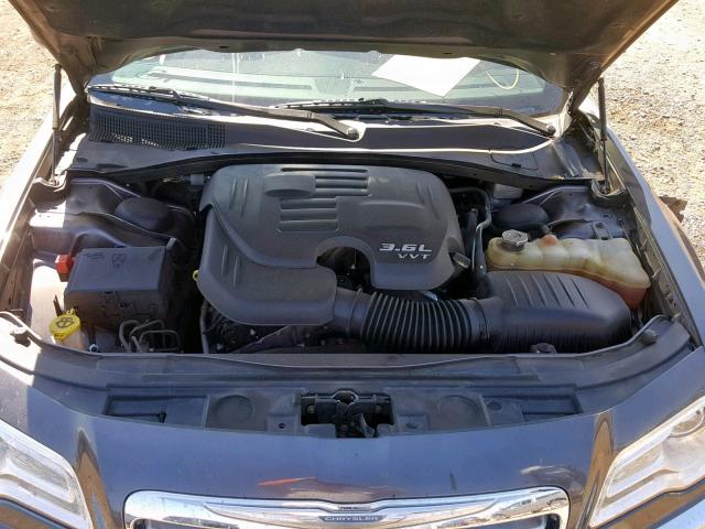 2C3CCAAG8EH378788 - 2014 CHRYSLER 300 GRAY photo 7