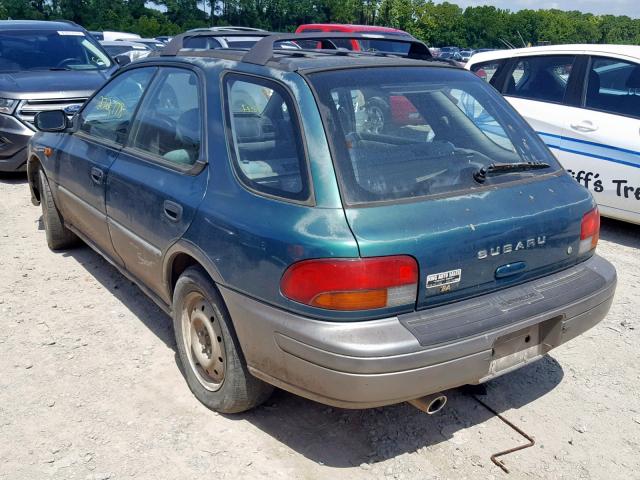 JF1GF4859WH813891 - 1998 SUBARU IMPREZA OU GREEN photo 3