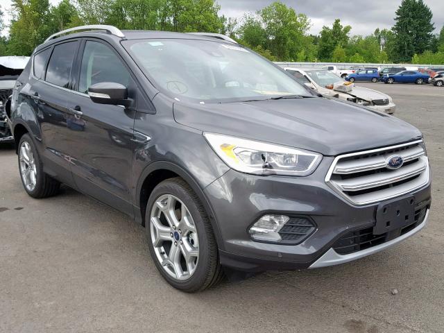 1FMCU9J96KUC32399 - 2019 FORD ESCAPE TIT GRAY photo 1