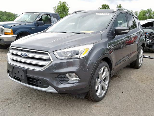 1FMCU9J96KUC32399 - 2019 FORD ESCAPE TIT GRAY photo 2