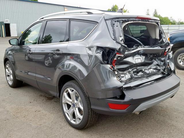 1FMCU9J96KUC32399 - 2019 FORD ESCAPE TIT GRAY photo 3