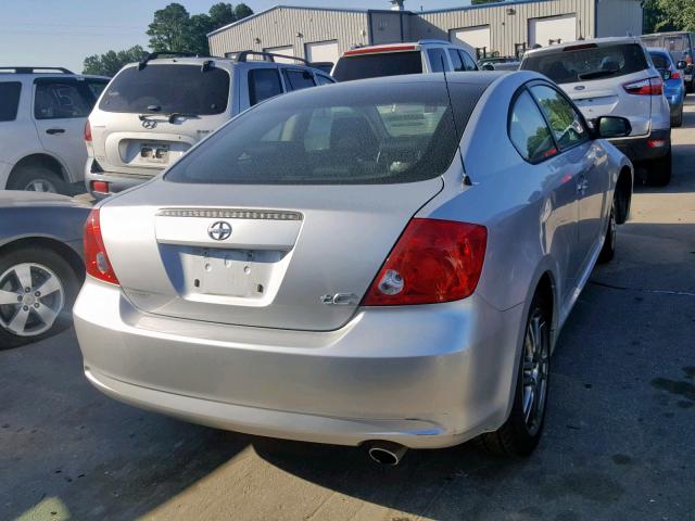 JTKDE177060074158 - 2006 TOYOTA SCION TC ვერცხლისფერი ფოტო 4