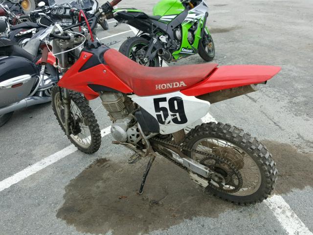 9C2KE0210CR100089 - 2012 HONDA CRF150 F RED photo 3