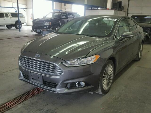 3FA6P0K95GR150591 - 2016 FORD FUSION TIT GRAY photo 2