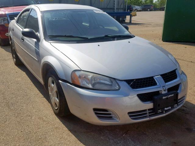 1B3EL36X84N305260 - 2004 DODGE STRATUS SE SILVER photo 1