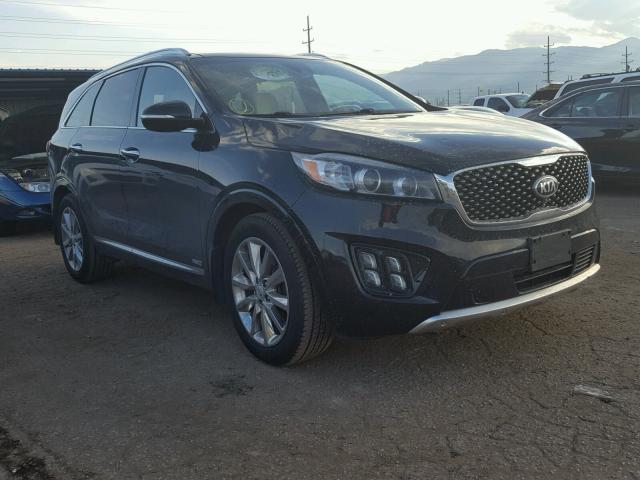 5XYPKDA56GG006691 - 2016 KIA SORENTO SX BLACK photo 1