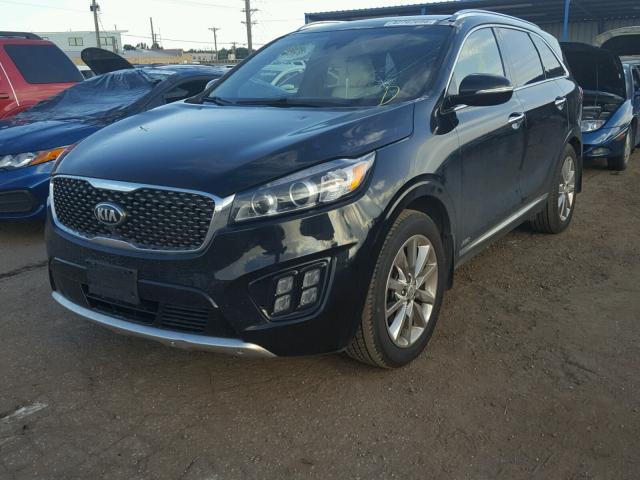 5XYPKDA56GG006691 - 2016 KIA SORENTO SX BLACK photo 2