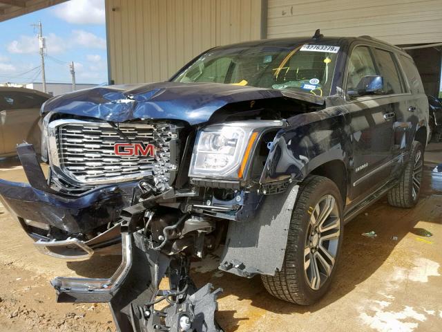 1GKS1CKJ6JR152136 - 2018 GMC YUKON DENA BLUE photo 2