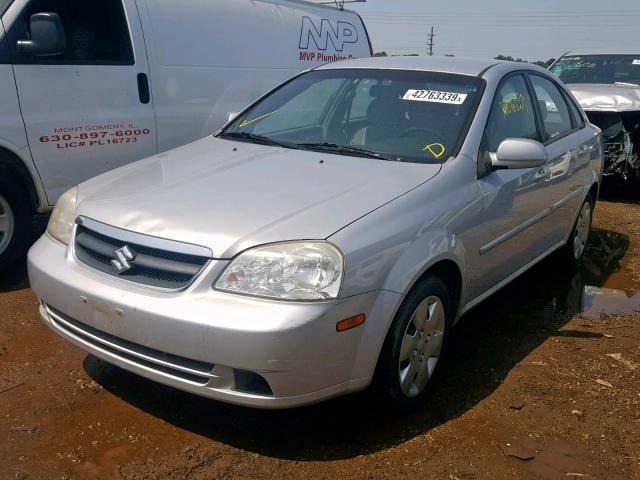 KL5JD56Z66K476560 - 2006 SUZUKI FORENZA SILVER photo 2