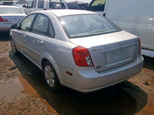 KL5JD56Z66K476560 - 2006 SUZUKI FORENZA SILVER photo 3