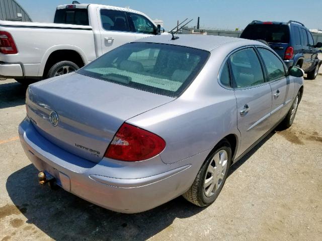 2G4WC582661251392 - 2006 BUICK LACROSSE C SILVER photo 4