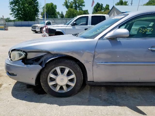 2G4WC582661251392 - 2006 BUICK LACROSSE C SILVER photo 9