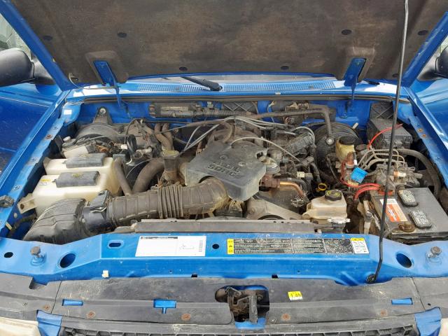 1FTZR15E01TA33944 - 2001 FORD RANGER SUP BLUE photo 7