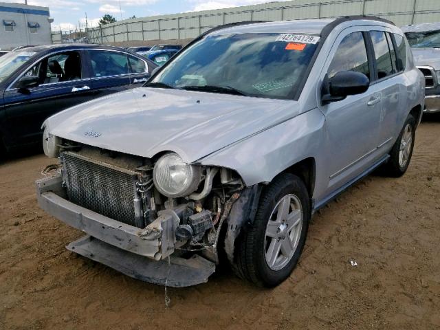 1J4NF4FB3AD553248 - 2010 JEEP COMPASS SP SILVER photo 2