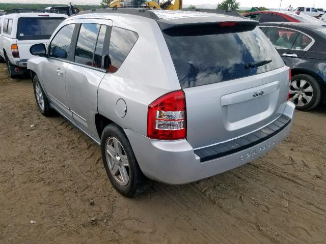 1J4NF4FB3AD553248 - 2010 JEEP COMPASS SP SILVER photo 3