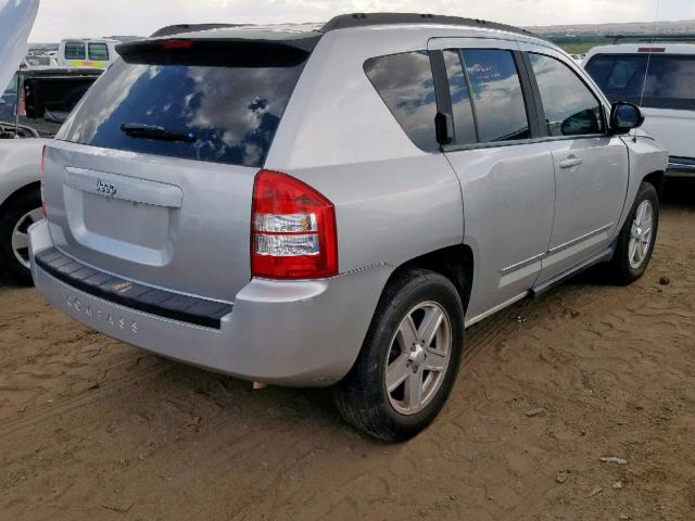 1J4NF4FB3AD553248 - 2010 JEEP COMPASS SP SILVER photo 4
