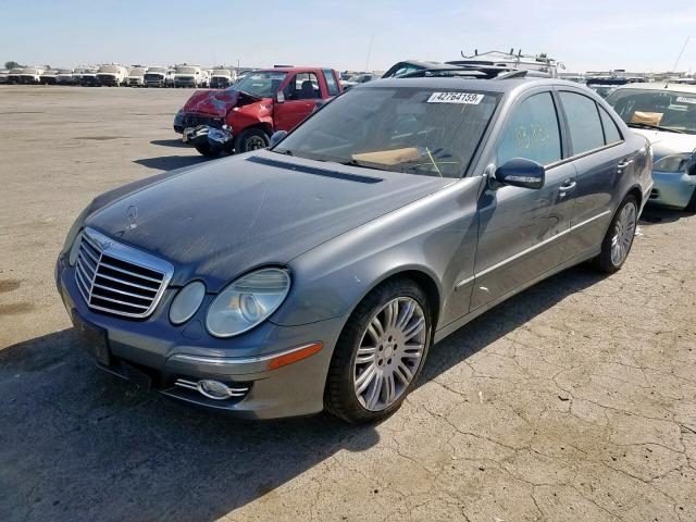 WDBUF56X58B191091 - 2008 MERCEDES-BENZ E 350 GRAY photo 2