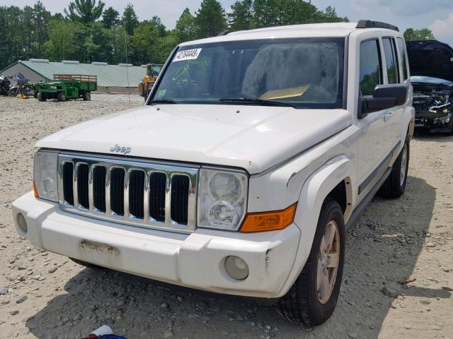 1J8HG48K28C205673 - 2008 JEEP COMMANDER WHITE photo 9