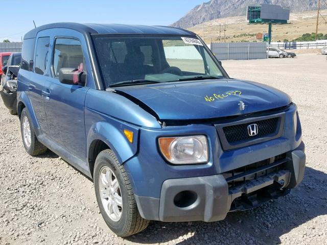 5J6YH18776L000551 - 2006 HONDA ELEMENT EX BLUE photo 1