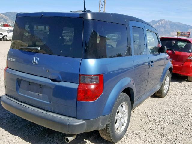 5J6YH18776L000551 - 2006 HONDA ELEMENT EX BLUE photo 4