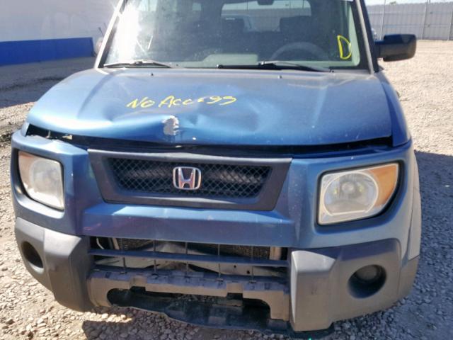 5J6YH18776L000551 - 2006 HONDA ELEMENT EX BLUE photo 9