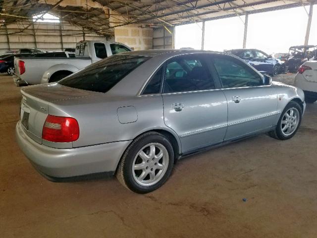 WAUED28D0WA222339 - 1998 AUDI A4 2.8 QUA GRAY photo 4