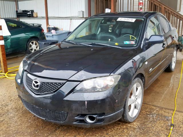 JM1BK323861531395 - 2006 MAZDA 3 S BLACK photo 2