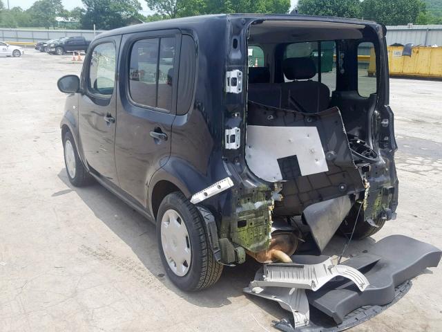 JN8AZ2KR9AT161159 - 2010 NISSAN CUBE BASE BLACK photo 3