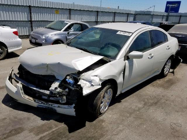 4A3AB36F89E008727 - 2009 MITSUBISHI GALANT ES WHITE photo 2