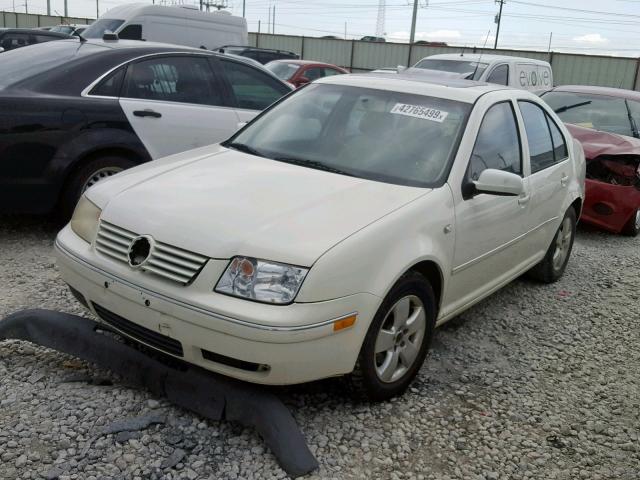 3VWSK69M45M033449 - 2005 VOLKSWAGEN JETTA GLS WHITE photo 2