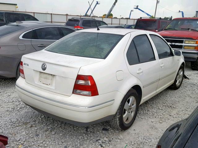 3VWSK69M45M033449 - 2005 VOLKSWAGEN JETTA GLS WHITE photo 4