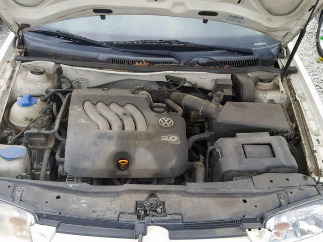 3VWSK69M45M033449 - 2005 VOLKSWAGEN JETTA GLS WHITE photo 7