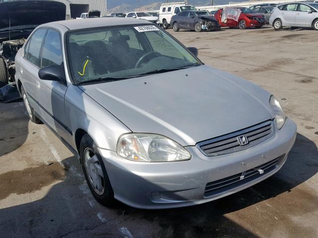 1HGEN1644YL000327 - 2000 HONDA CIVIC GX SILVER photo 1