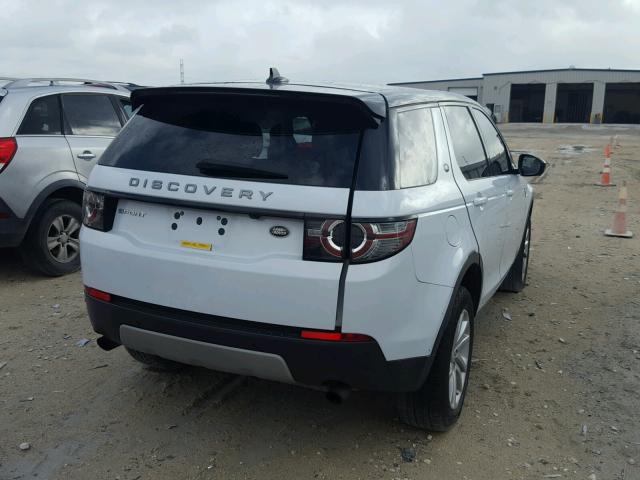 SALCR2BG1GH590996 - 2016 LAND ROVER DISCOVERY WHITE photo 4