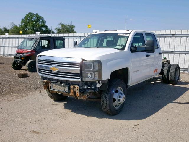 1GB4KYC86FF180431 - 2015 CHEVROLET SILVERADO WHITE photo 2