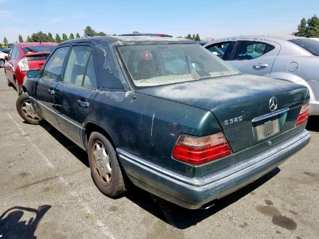 WDBEA32E8SC213095 - 1995 MERCEDES-BENZ E 320 BASE GREEN photo 3