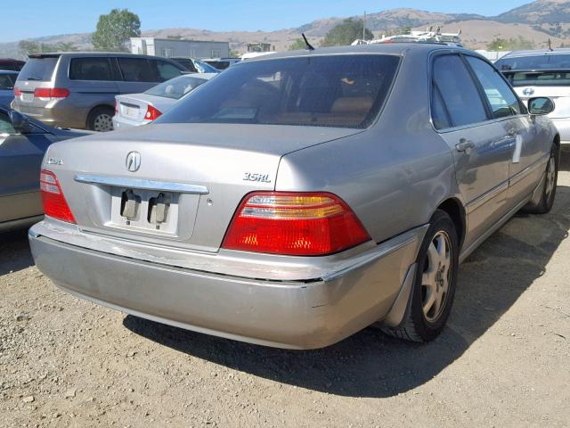 JH4KA96682C005405 - 2002 ACURA 3.5RL TAN photo 4