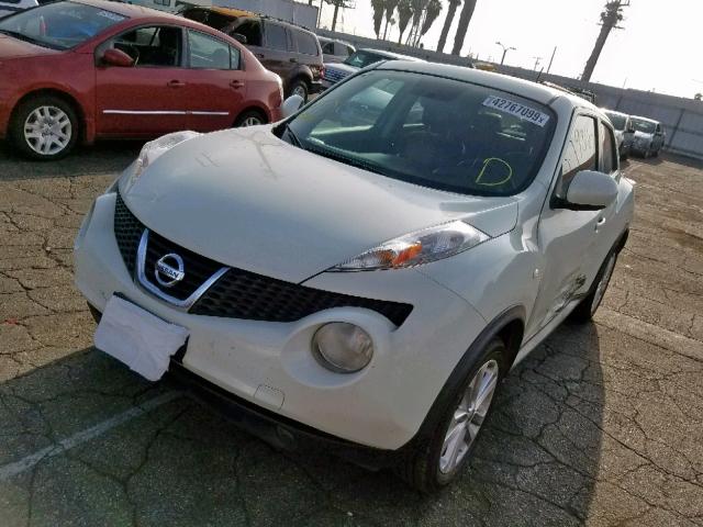 JN8AF5MR2CT105770 - 2012 NISSAN JUKE S WHITE photo 2