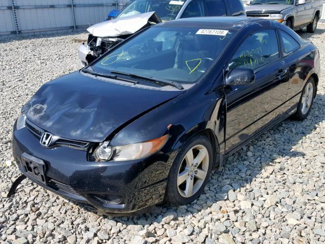 2HGFG12908H534311 - 2008 HONDA CIVIC EXL 黑色 照片 2