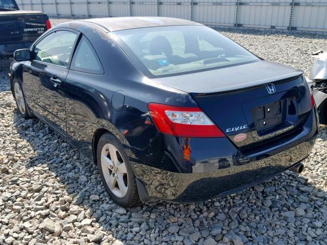 2HGFG12908H534311 - 2008 HONDA CIVIC EXL 黑色 照片 3