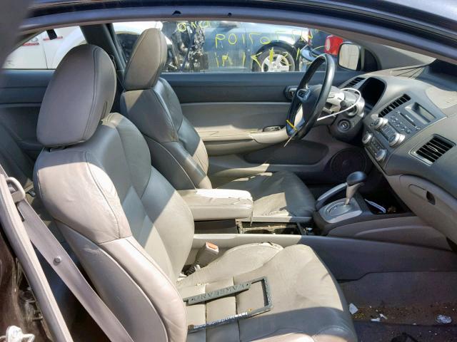 2HGFG12908H534311 - 2008 HONDA CIVIC EXL 黑色 照片 5